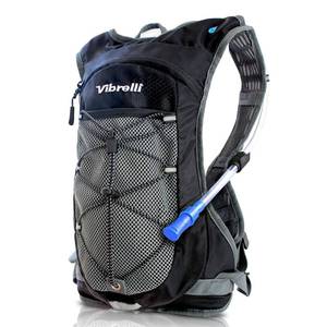 lot 4302 image: Vibrelli Hydration Pack & 2L Hydration Water Bladder - High Flow Bite Valve - Hydration Backpack with Storage - Lightweight Running Backpack, Also for Cycling, Hiking, Ski, Snow for Men, Women & Kids