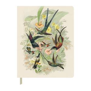 lot 4309 image: Fringe Studio Classic Large Paperback Journal, HUMMINGBIRDS, 7.5 x 9.5, 208 Pages, Memento Collection (841055)