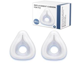 lot 4339 image: 2 Packs Replacement Cushion Compatible with ResMed AirFit F20 Medium