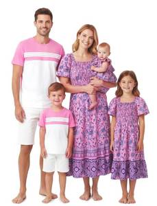 lot 6265 image: Beach Vacation Purple Pink Boy 6-7 Years