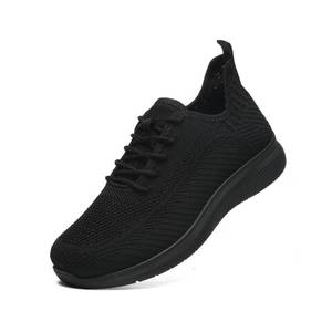 lot 6274 image: JIOJIT Sneakers for Women Walking Shoes Casual Lightweight Breathable Tennis Shoes Non Slip Work Shopping Travel (BlackTongue 9.5)