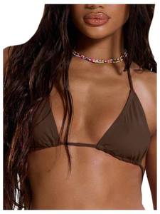lot 6281 image: SOLY HUX Womens Halter Triangle Bikini Top size S