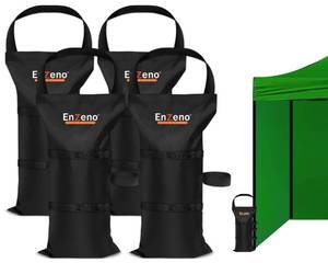 lot 6298 image: Enzeno Canopy Weights Sand Bags for Weight,120 LBS Pop Up Tent Weights,47x24cm,Sandbags for Gazebo,Tent,Garden Umbrella,Weights Bag Set of 4 (Without Sand)