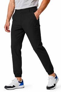 lot 6305 image: GINGTTO Mens Golf Joggers Pants Tapered Slim Fit Stretch Black 28 Inseam 32