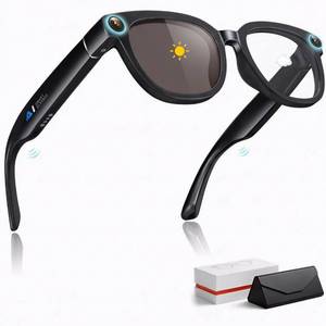 lot 6325 image: KAYZY AI Smart Glasses with Camera, 13MP Camera Sunglasses with Photochromic Lens, AI Real Time Translation & Object Recognition, Voice Control Music & Calls Bluetooth Glasses for Men Women