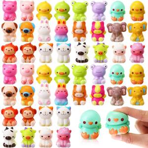 lot 6371 image: Halloscume 48 Packs Slow Rising Jumbo Animal Toys Bulk Anxiety Sensory Stress Relief Toys Back to School Party Favors for Kids Classroom Prizes Pi�ata Stuffers, Classroom Exchange, Birthday Gifts