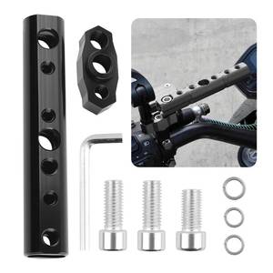 lot 6372 image: YGDMD Motorcycle Mirror Extenders for 8mm & 10mm,Motorcycle Mirror Mount with Multi Mounting Holes,Multi-Purpose Motorcycles Handlebar Mount for Fixing Mirrors,Spotlights,Phone Holders