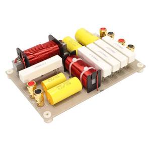 lot 6386 image: 2 Way Passive Crossover, Frequency Divider with High Power, Treble, 800W Audio Video Crossover Parts for Professional Conference Stage Speakers