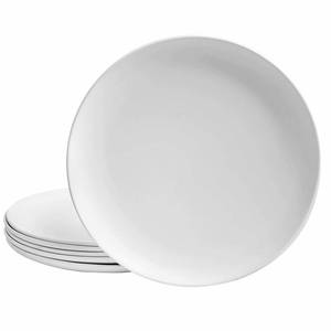 lot 7019 image: TP 10 Plate Set, 6-Piece Melamine Round Dinner Plates, Unbreakable Weighty Serving Dishes for Home, Outdoor Party, Restaurants, White