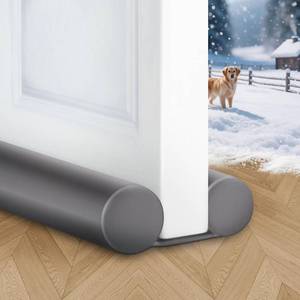 lot 12017 image: MAXTID Large Door Draft Blocker 36 Grey Bottom Door Draft Stoppers for Bottom Weather Stripping Shower Door Seal Strip Under Gap Filler Doors Sweep Interior Doors
