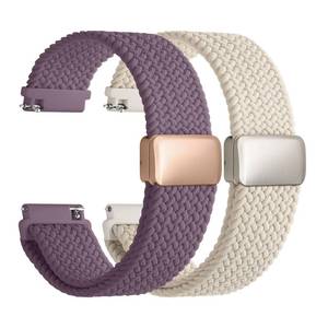 lot 12055 image: Fullmosa 20mm Magnetic Quick Release Nylon Watch Bands for Garmin Samsung