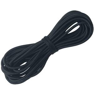 lot 12076 image: Huouo 316 Elastic Bungee Cords, 25 Feet Marine Grade Kayak Heavy Stretch Shock String Ropes & Tie Down Trailer Straps for DIY Projects Black