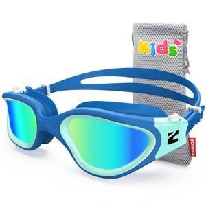 lot 12151 image: ZIONOR Kids Swim Goggles, G1MINI SE No Leak Anti-Fog Goggles for Kids 6-14, Soft Silicone Comfort Fit, Easy Adjust Strap