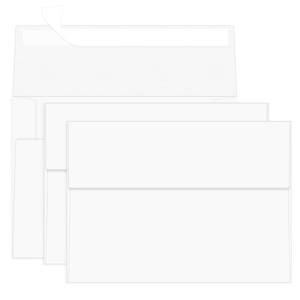 lot 12157 image: 4x6 White Envelopes For Invitation,100pcs A4 envelope 4.25 x 6.25 inch, 4X6 Envelopes for A4 cards,Self Seal envelopes for weddings, greeting cards,baby shower,photos,birthday (100, White, A4)