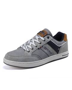 lot 14003 image: ARRIGO BELLO Sneakers for Men Casual Shoes Low Top Comfortable Walking Shoes(Grey, Size_10.5)