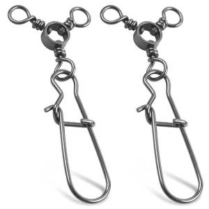 lot 14004 image: AGOOL Fishing 3 Way Swivel Snaps - 30pcs T-Turn Fishing Swivels Triple Swivels Cross Line Duo Lock Snap Swivels Fishing Lure Connectors Fishing Tackle for Trolling Catfish Rig Saltwater Freshwater