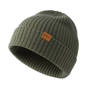 lot 14012 image: FUQILA 100% Merino Wool Cuff Beanie Hat, Unisex Warm Winter Caps Soft, Breathable & Cozy Stretchy Knitted Cuffed Cap (Absinthe Green)