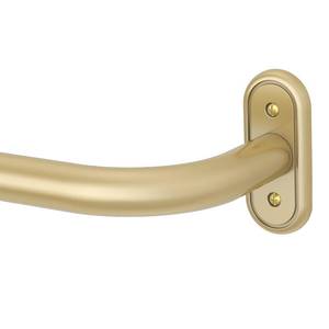 lot 19430 image: Wolistsa Curtain Rods 36-88 Inch, Gold Wrap Around Blackout Curtain Rods for Windows, 1 Inch Adjustable Heavy Duty Room Darkening Window Treatment Rod for Bedroom, Living Room, Sliding Door