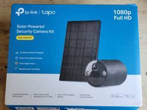 lot 19468 image: TP-Link Tapo C403 Solar-Powered Security Camera Kit 1080p Full HD