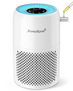 lot 19481 image: AromaRoom Air Purifiers for Bedroom with True HEPA13 Filters 3-in-1, Pet Air Purifier with Aroma Pad for Wildfires Smoke Pollen Dander, 22dB Quiet Air Cleaners for Baby Room Office Dorm