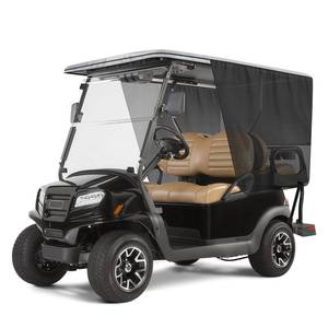 lot 20013 image: Federedevo 600D Golf Cart Sunshade for Club Car DS, Mesh Sun Enclosure for UV Protection, Heat & Wind Blocker, Cool Mesh