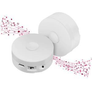 lot 20021 image: XLW 195 Seconds Message Voice Recorder, Voice Recording Button Record Custom Messages for Crafts, Stuffed Bear, Baby Doll,Pillow and Xmas Halloween New Year Birthday Presents White-2P