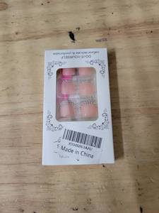 lot 20391 image: Toe Nails Pres on Short Square Fake Toe Nails with Bling Rhinestone Designs Nude Pink False Toenails for Women Full Cover Glossy Stick on Nails Glue on Toenails 24Pcs Manicure Art