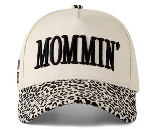 lot 20442 image: Mommin Trucker Hat for Women,Mothers Day Birthday Mom Gifts for Mom Women Wife, from Daughter Son Husband Vintage Two Tone Ponytail Adjustable Embroidered Mom Baseball Cap (Mom)