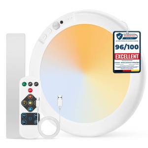 lot 20472 image: Combuh Battery Operated Shower Light Waterproof Inside, Rechargeable Motion Sensor Ceiling Lights Battery Powered with Remote, No Wiring Magnetic Cordless LED Overhead Lighting for Closet Hallway