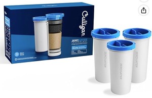 lot 3569 image: Culligan Zero Water Technology 3-Filter Set Advanced Water Filtration