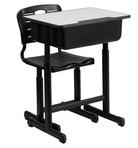 lot 17599 image: Students ChairDesk Set in Pink (stock photo shows similar product)