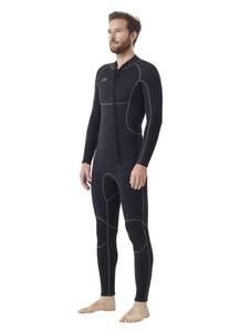 lot 2264 image: Hevto Men Wetsuit 32mm Neoprene Front Zip Full Wet Suit in Cold Water for Surfing Swimming SUP Snorkeling Diving (M2-Black, MT)