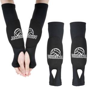 lot 2312 image: Tucnoeu Volleyball Arm Pads Arm Sleeves Volleyball with Protective Pads and Thumb Holes,Volleyball Wrist Guard Volleyball Accessories Protective Arms