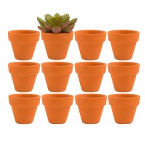 lot 2325 image: Mini Terracotta Clay Flower Pots 2 inch with Drainage Holes for for Tiny Cactus Herb lithop,Small Succulent Planter Nursery Plant Pot for Home Garden Table DIY Hand Craft Gift Decoration-12 Pack