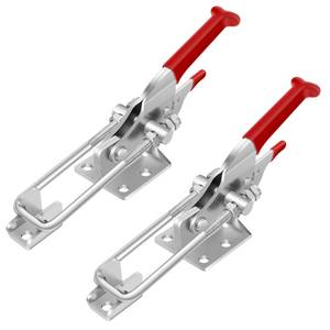 lot 2326 image: 2 Pack Toggle Latch Clamp, Heavy Duty Latches, 2000Lbs Holding Capacity Adjustable Latch Lock, Smoker Clamps Latch for Industrial EquiIpment,Tire Carrier,Boxcar,Smoker Lid