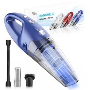lot 2388 image: YOOHI Handheld Vacuum Cordless Rechargeable 6000Pa Mini Hand Held Vacuum, LED Light, 20-25 Mins Runtime, USB Charging, 500ML Cup