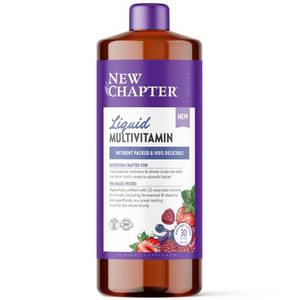 lot 2440 image: New Chapter Liquid Multivitamin  Mineral Supplement - Whole-Body Support 2 - 22 Essential Vitamins &amp Minerals - Ready to Absorb Faster - Mixed Berry Flavored - 30 oz