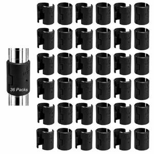 lot 2463 image: Wire Shelf Clips for 34 Inch Post, 72PCS Shelving Split Sleeves, 0.75 Inch Wire Rack Plastic Shelf Clips, Wire Shelving Shelf Lock Clips for Wire Shelving System Adjustable Shelf Height