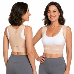 lot 2479 image: Fit Geno Invisilite Posture Corrector for Women, Adjustable Back Brace for Hunchback Slouching, Upper Back Neck Shoulder Pain Relief, Lightweight Discreet Under Clothes, Large