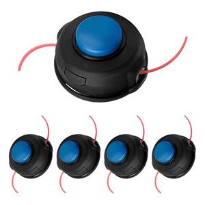 lot 2509 image: 5-Pack T25 Tap Advance Trimmer Head for String Trimmers Weed Eaters Compatible with Husqvarna Straight Shaft Trimmers 122C 124C 124L 125C 128LD 322C 130C 130L Replace# 966674401 537338306 537338310