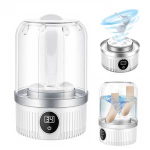 lot 2517 image: Underwear Washer Portable Washing Machine Small Washing Machines, Mini Washing Rechargeable Cordless Washing-Machine, Laundry Cup for Bra, Underwear, Socks (1, 1.3L)