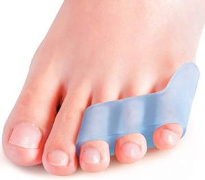lot 2543 image: Povihome 10 Pack Pinky Toe Separator and Protectors for Overlapping Toe, Curled Pinky Toes - Spacers for Mortons Neuroma Pain Relief
