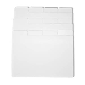lot 2613 image: Greeting Card Organizer Dividers - 12pcs Card Dividers for Organizer Box, Blank Index Dividers for 9x7 Box, Keep Your Cards Sorted and Easy to Access