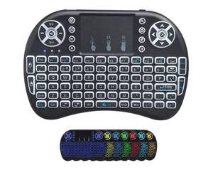 lot 2621 image: BIFANS 2.4G Wireless Mini Keyboard with Upgraded 7 Colors Backlight Memory, Touchpad Mouse, USB Receiver Remote Control for Android TV Box, Windows PC, Smart TV, Pad, Mac, Linuxi8-7C