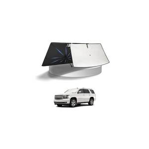 lot 2622 image: KUST Sun Shade Umbrella for 2015-2020 Chevrolet Chevy SuburbanTahoe, GMC Yukon XL, Yukon Denali XL  Custom Fit Windshield Sunshade  Foldable Sunshade with Bendable Handle  Blocks Heat