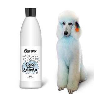 lot 2639 image: OPAWZ Color Depositing Shampoo for Dogs and Cats, Semi-Permanent Dog Hair Dye, Safe Pet Hair Dye for All Bathable Pets (Blue, 16.94 fl.oz  500mL)