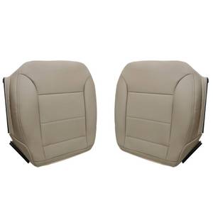 lot 2705 image: Vigoraze Driver & Passenger Bottom Leather Replacement Seat Covers Tan Compatible with Mercedes-Benz ML 320 ML 350 ML 450 2009 2010 2011 2012 2013