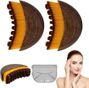 lot 3172 image: 2pcs New Lymphatic Contour Face Brush, Face Brush for Lymphatic Drainage,Soft Facial Sculpting GuaSha Dry Tool Face Contour Depuff Lift Tool for Anti-Puffiness &amp Detox, Fit The Skin Precisely (2pcs)