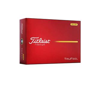 lot 3178 image: Titleist TruFeel Yellow 9 golf balls