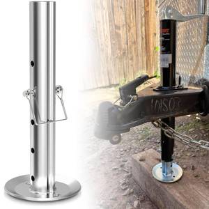 lot 3245 image: Trailer Jack Drop Leg, Adjustable Camper Jack Foot Pad, Trailer Jack Extension for 2 ID Jack Tube, 2,000 lbs WPin